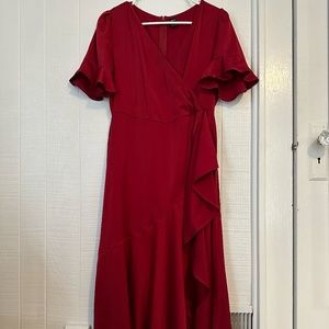 Shein Long Wrap Dress